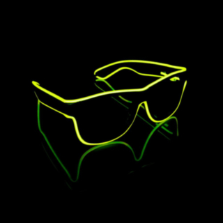 LED Wayfarer Silmälasit Keltainen