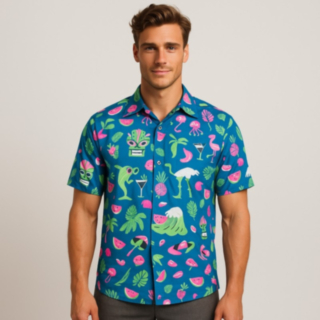 Cartoon Tiki Havaijipaita