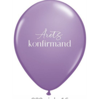 Årets Konfirmand Ilmapallot Liila