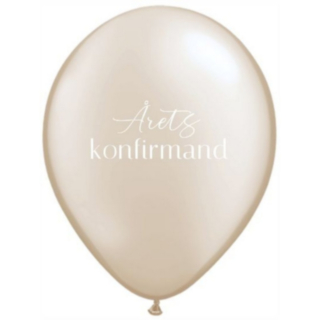 Årets Konfirmand Ilmapallot Beige