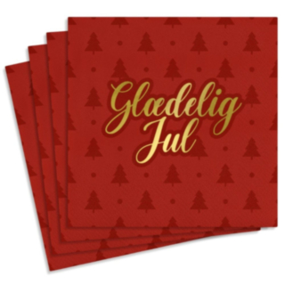 Glædelig Jul -servetit