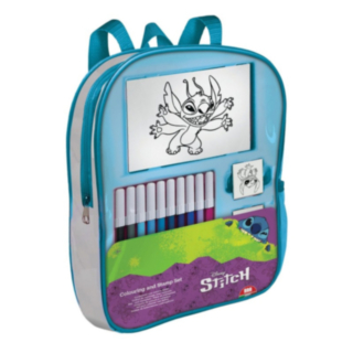 Stitch® Väri- & Leimasinsetti Reppu Sininen
