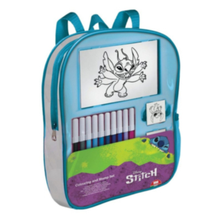 Stitch® Väri- & Leimasinsetti Reppu Sininen