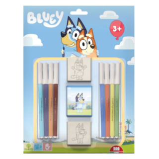 Bluey® Luova Leimasinsetti Sininen
