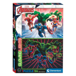 Avengers® Pimeässä Hohtava 104 Palan Palapeli