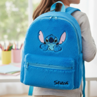 Stitch® Pörröinen Reppu Sininen