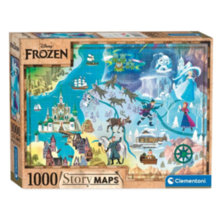 Frozen® 1000 Palan Maailmankartta Palapeli