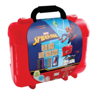 Spiderman® Leimasinsetti Salkku Punainen