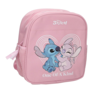 Stitch® Angel & Stitch Sydän Reppu Vaaleanpunainen