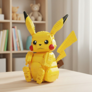Pokemon® Pikachu Mega Rakennussarja Keltainen