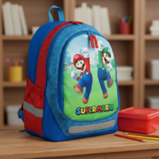 Super Mario® Koulureppu Sininen