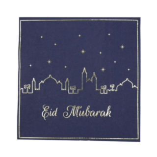 Eid Mubarak Lautasliinat Tummansininen