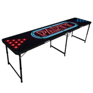 Neon Party LED Beer Pong Pöytä