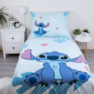 Lilo & Stitch® Puuvillalakana Vaaleansininen