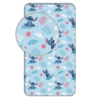 Lilo & Stitch® Puuvillalakana Vaaleansininen