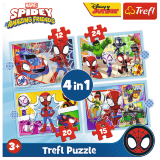 Spiderman® 4-in-1 Palapeli