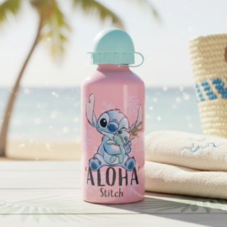 Lilo & Stitch® Aloha Juomapullo Vaaleanpunainen