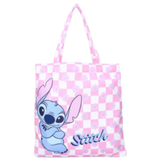 Lilo & Stitch® Ruudullinen Kankainen Kassi Vaaleanpunainen