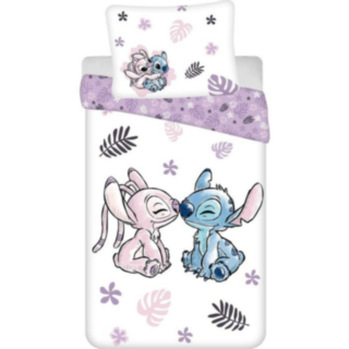 Stitch® Angel Käännettävä puuvillainen pussilakanasetti