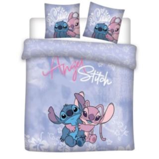Lilo & Stitch® Angel & Stitch Kingsize Pussilakanasetti