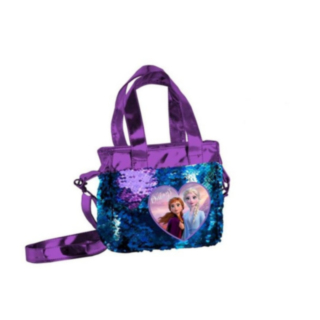 Frozen® Anna & Elsa Paljetti Olkalaukku