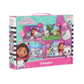 Gabby's Dollhouse® 4-in-1 Palapeli