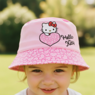 Hello Kitty® Kalastajanhattu Pinkki/Vaaleanpunainen