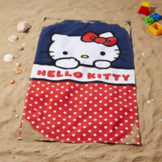 Hello Kitty® Rantapyyhe Punainen/Sininen