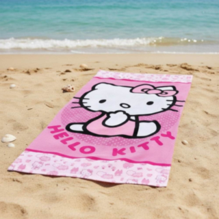 Hello Kitty® Rantapyyhe Vaaleanpunainen