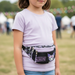 Hello Kitty® Kuromi Vyölaukku Musta/Violetti