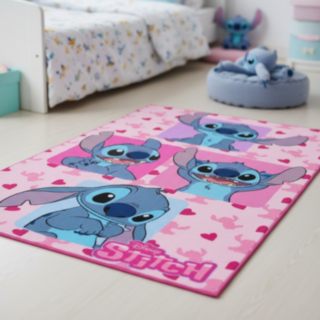 Lilo & Stitch® Sydän Lattiamatto Vaaleanpunainen