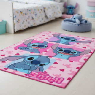 Lilo & Stitch® Sydän Lattiamatto Vaaleanpunainen