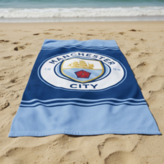 Manchester City® Logo Rantapyyhe