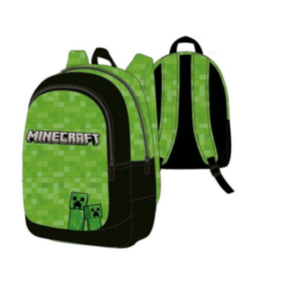 Minecraft® Koulureppu Vihreä