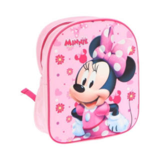 Minnie Mouse® 3D Reppu Vaaleanpunainen