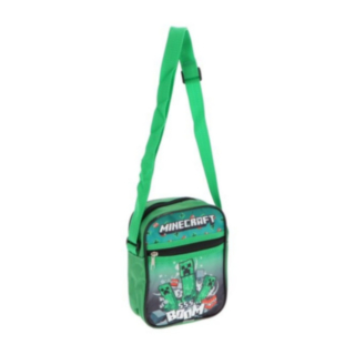 Minecraft® Creeper Olkalaukku Vihreä