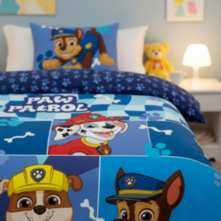 Ryhmä Hau® Friends Puuvillalakanat Sininen