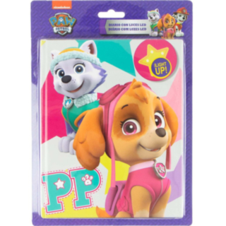 Paw Patrol® muistikirja LED-valolla