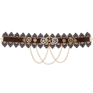 Steampunk Hammasratas Choker