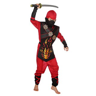 Punainen ninja lasten asu