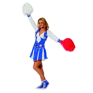 Sininen cheerleader deluxe asu
