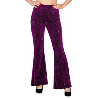 Glitter Disco Housut Fuksia