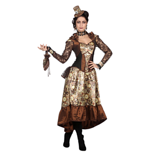 Steampunk Kaunotar Naamiaisasu