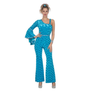 Disco Catsuit Asu Merensininen