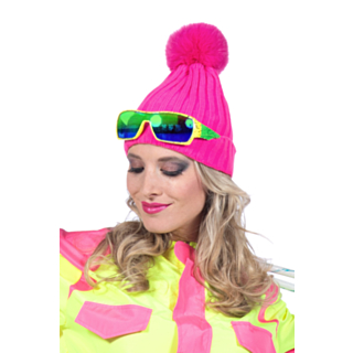 Hiihtopipo Neonpinkki
