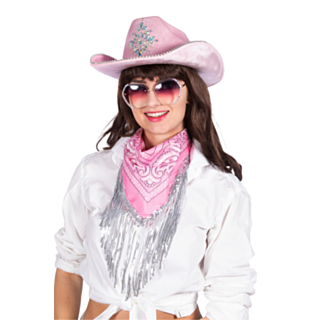 Koristekivi Cowboyhattu Vaaleanpunainen
