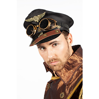 Steampunk Lentäjän hattu