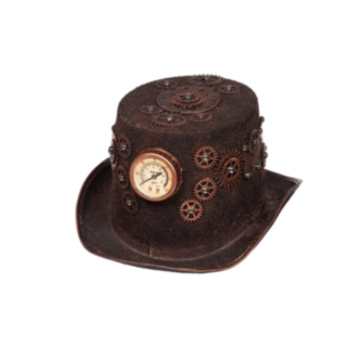 Steampunk Silinterihattu Pronssi