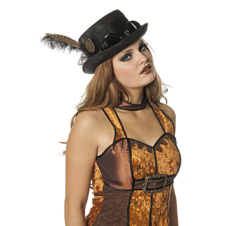 Steampunk Hattu Musta