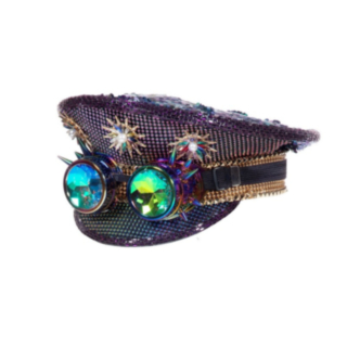 Steampunk Kapteenihattu & Lasit